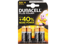 PLUS POWER ALKALINE AA BATT - 4PK